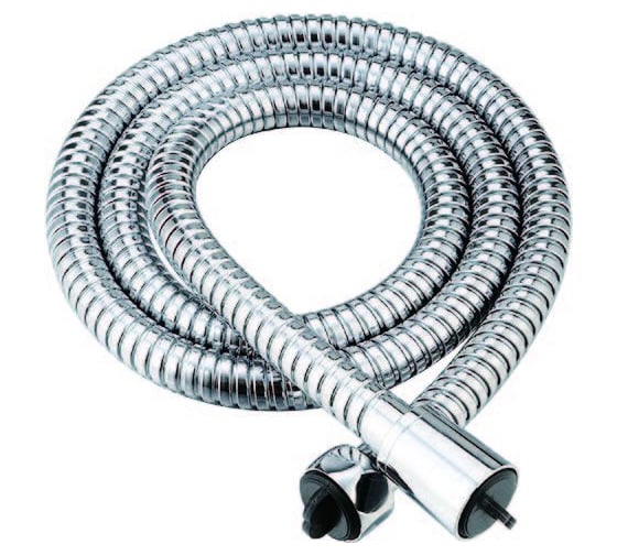 Изображение товара Гибкий шланг CEZARES металлизированный, длина 1,8 м, хром CZR-FMM-180-01