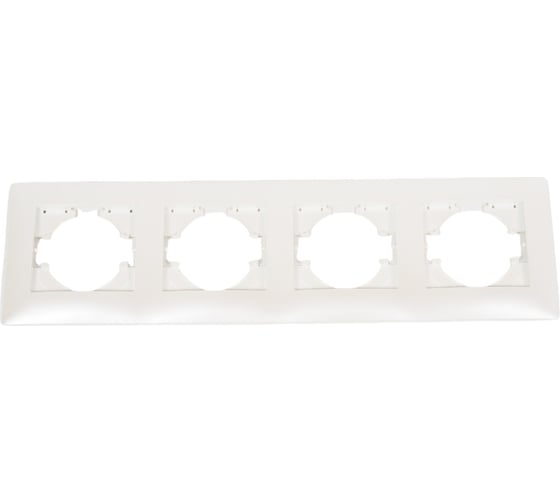 Изображение товара Рамка GUSI ELECTRIC 4-местная, цвет жемчуг С1040-028