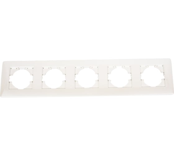 Изображение товара Рамка GUSI ELECTRIC 5-местная, цвет жемчуг С1150-028