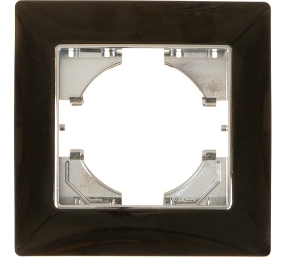 Изображение товара Рамка GUSI ELECTRIC 1-местная, цинк, цвет оникс С1010-037