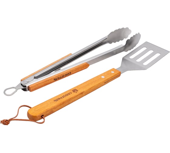 Изображение товара Набор для барбекю Союзгриль 2 предмета лопатка, щипцы 6 Т N1-A07