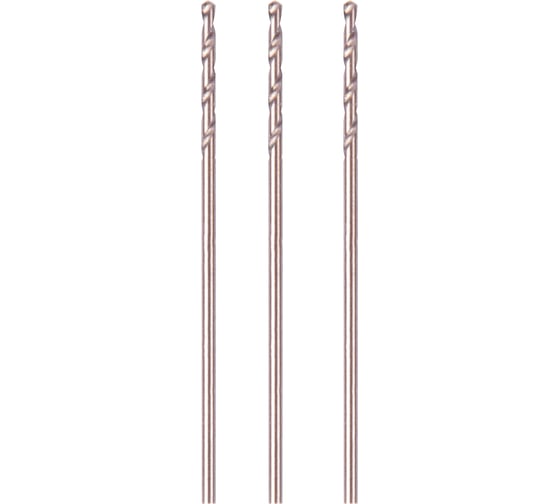 Изображение товара Сверло по металлу кобальтовое MONOGRAM HSS-Co, 1,0 мм, 3 шт 105-499