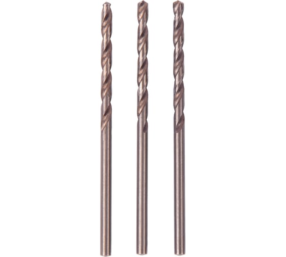 Изображение товара Сверло по металлу кобальтовое MONOGRAM HSS-Co, 2,5 мм, 3 шт 105-529