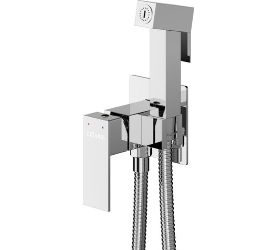 Изображение товара Гигиенический душ со смесителем CEZARES хром SLIDER-DIF-01