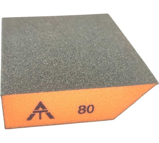 Изображение товара Шлифовальный блок Interflex 98х88х25 мм, 4-х сторонний со скошенным углом, Р80 3080926825