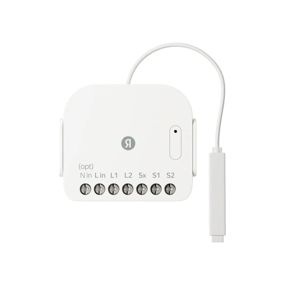 Изображение товара Умное двухканальное реле Yandex Zigbee для умного дома