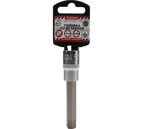 Изображение товара Головка со вставкой TORX (T60; 100 мм; 1/2") Arnezi R0345160