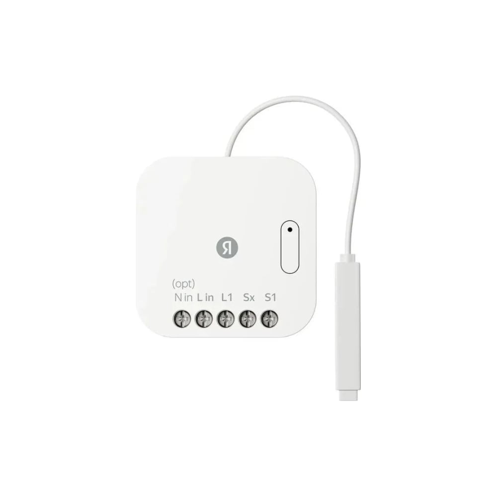 Изображение товара Умное реле Yandex Яндекс одноканальное Zigbee для управления освещением