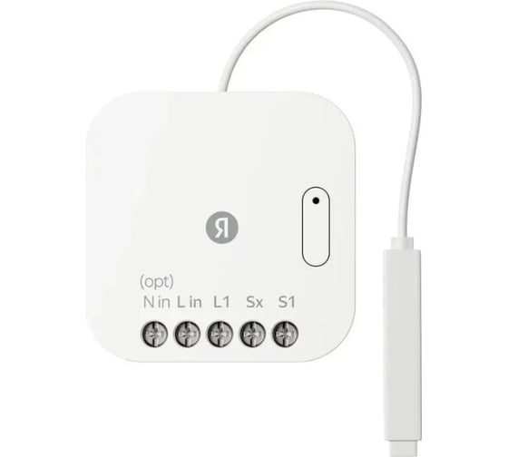 Изображение товара Умное реле Yandex Яндекс, одноканальное, Zigbee YNDX-00537