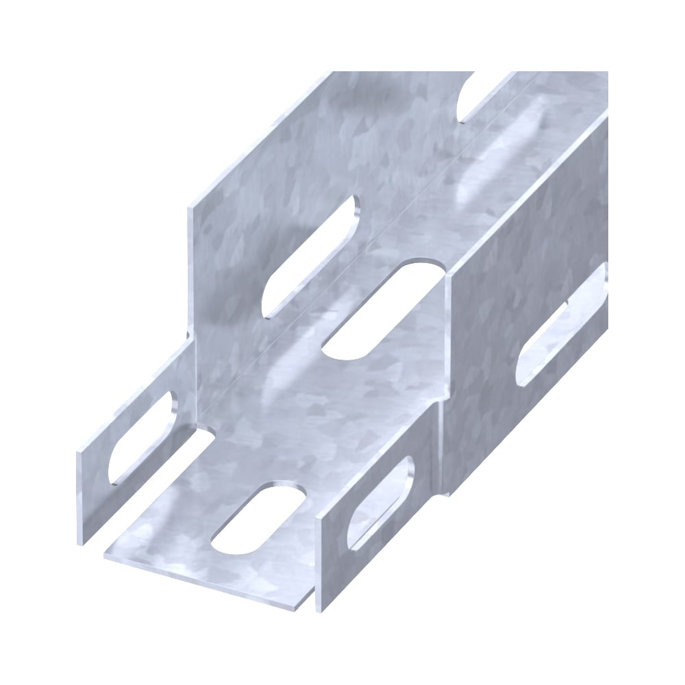 Изображение товара Перфорированный лоток PRO-lotki.ru LMP 500Н35 (0,7) 3000 мм для монтажа проводки