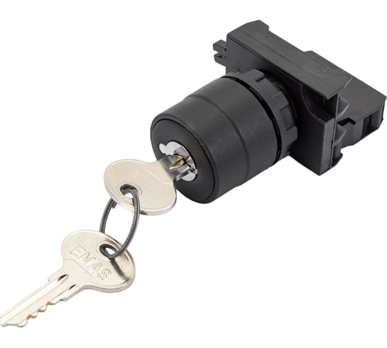 Изображение товара Кнопка с ключом Emas 2-0-1, с фиксацией, ключ вынимается в положениях 2-0-1 1НО CP CP100AC30