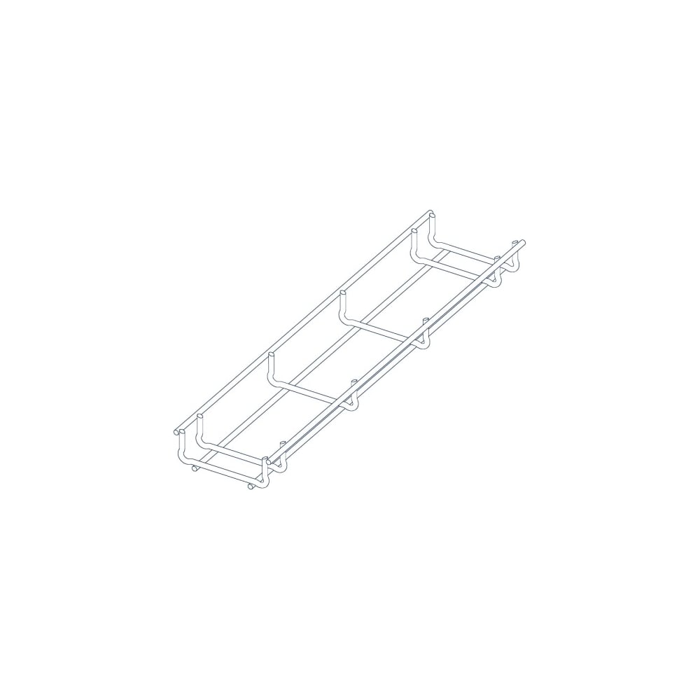 Изображение товара Проволочный усиленный лоток PROU30x400 INOX из нержавеющей стали 3000 мм