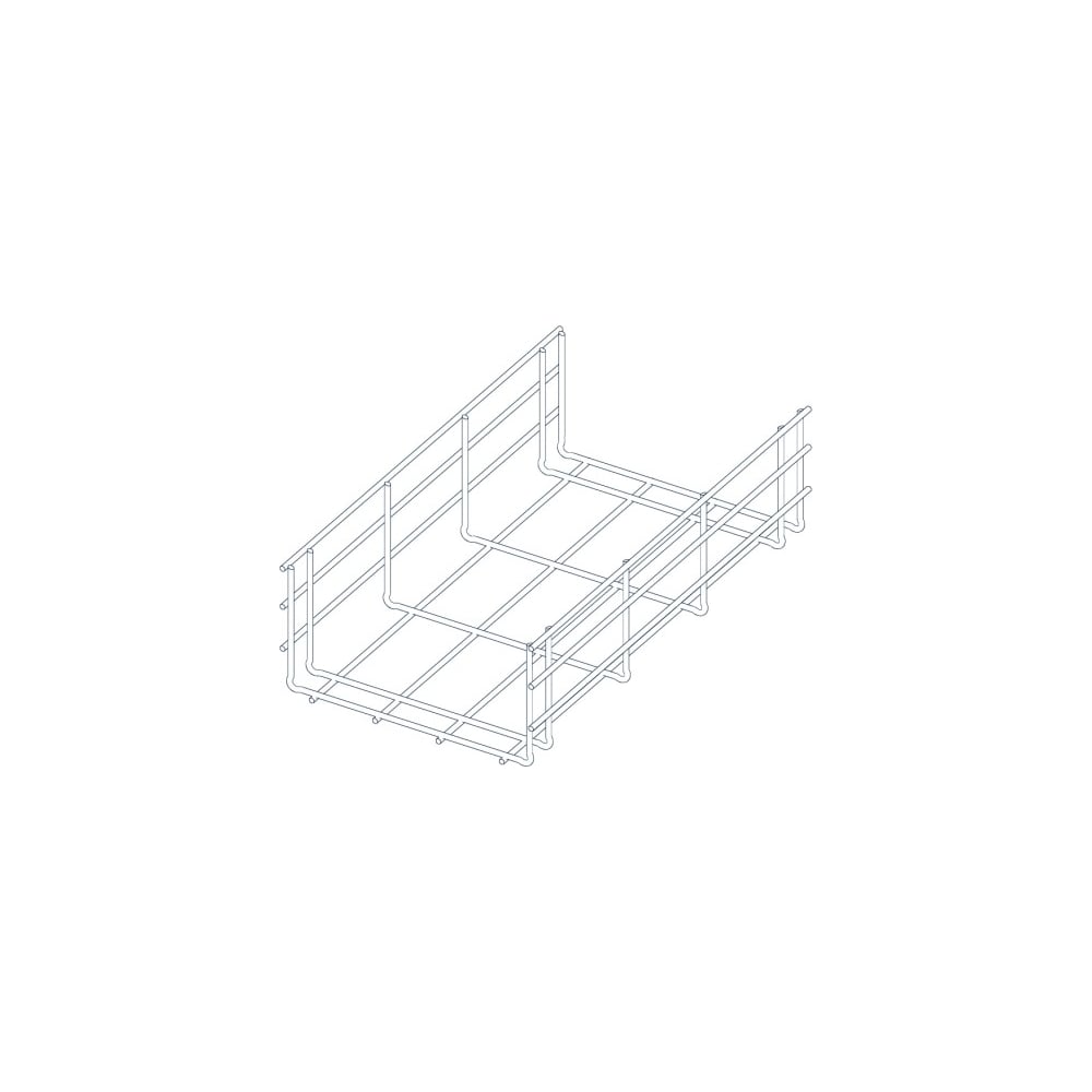 Изображение товара Проволочный лоток усиленный PRO-lotki.ru PROU100x600 INOX для проводки