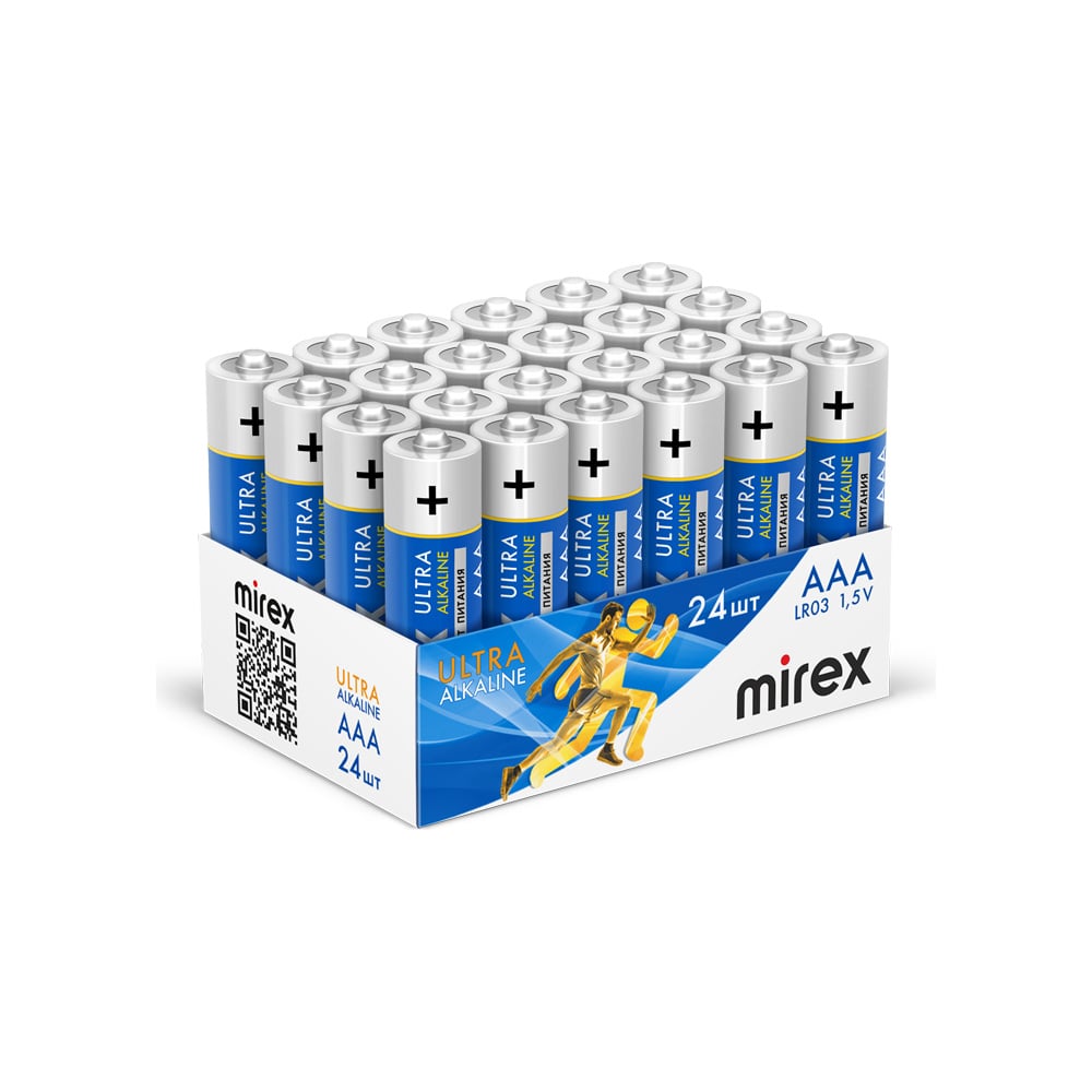 Щелочная батарея Mirex батарея mirex
