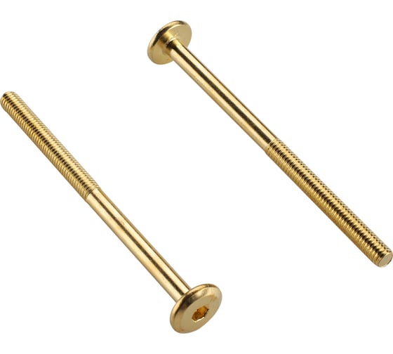 Изображение товара Винт меб. с пл. гол. латунир. ЕВРОПАРТНЕР М 6 х 90 14 шт.