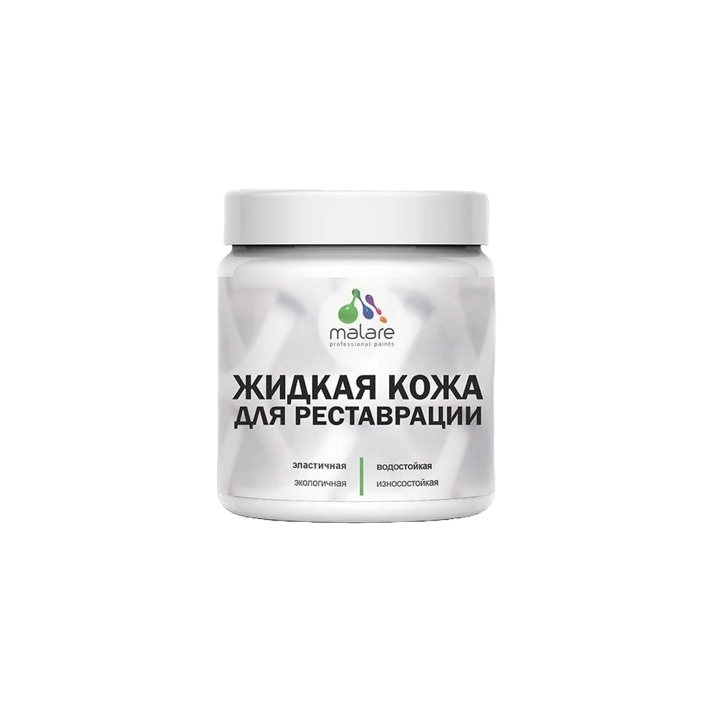 Изображение товара Жидкая кожа для ремонта и реставрации салона, мебели, обуви MALARE 0.5 кг графитовая