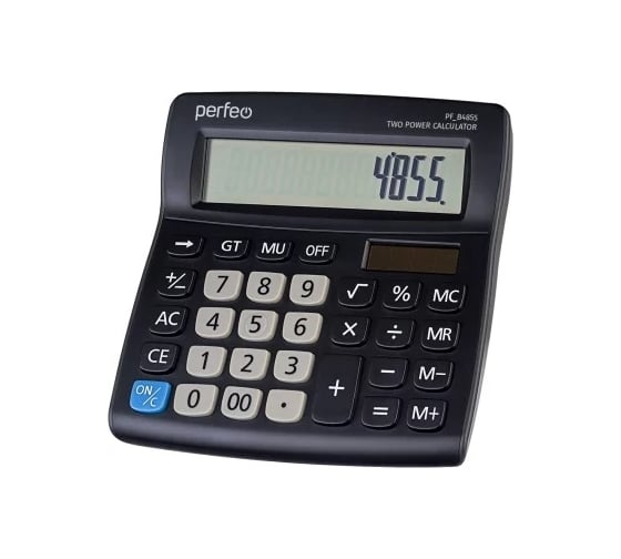 Изображение товара Бухгалтерский калькулятор Perfeo PF B4855, черный 30014870