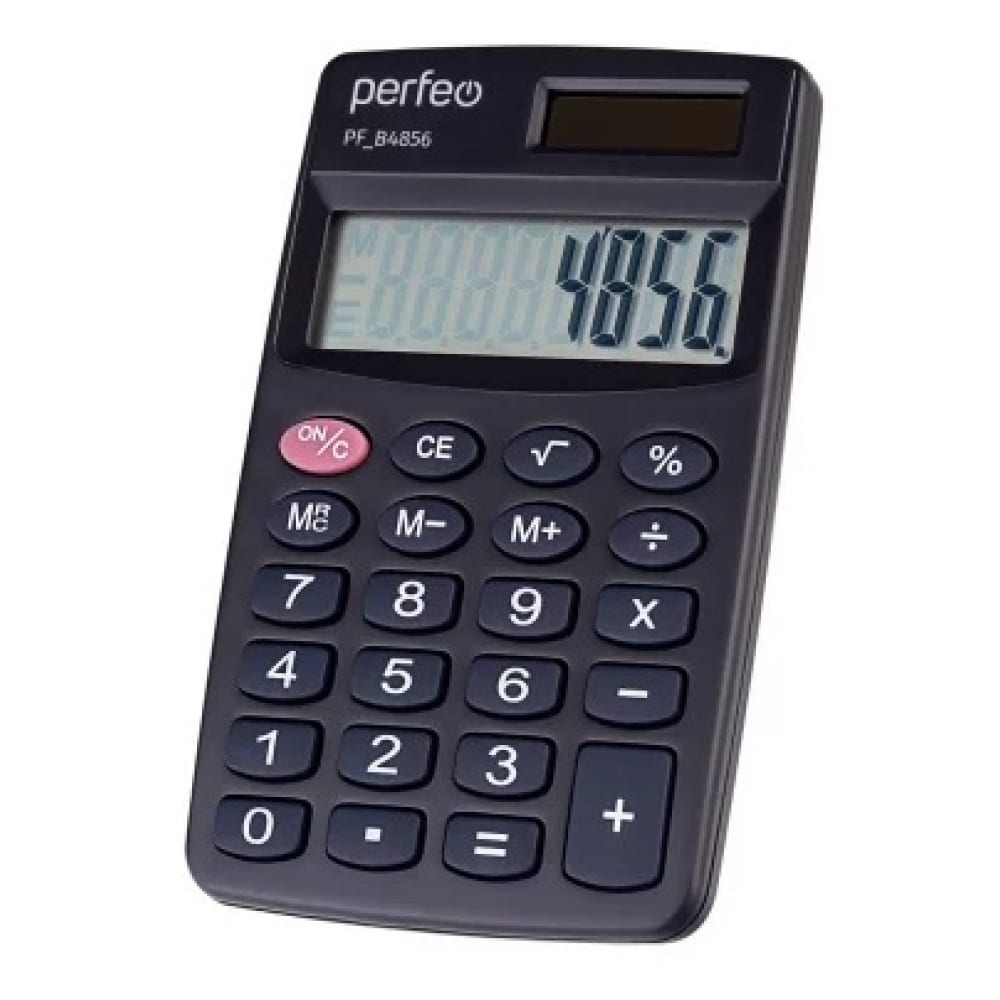 Карманный калькулятор Perfeo, цвет черный