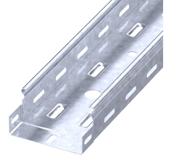 Изображение товара Перфорированный лоток PRO-lotki.ru LMP 100Н50 (1,0) AISI 304 L=2500 TLS52014INOX vTLS52014INOX