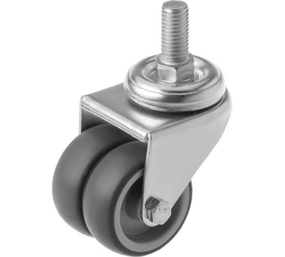 Изображение товара Сдвоенное мебельное колесо А5 SCtnd 25 50 мм 1000132