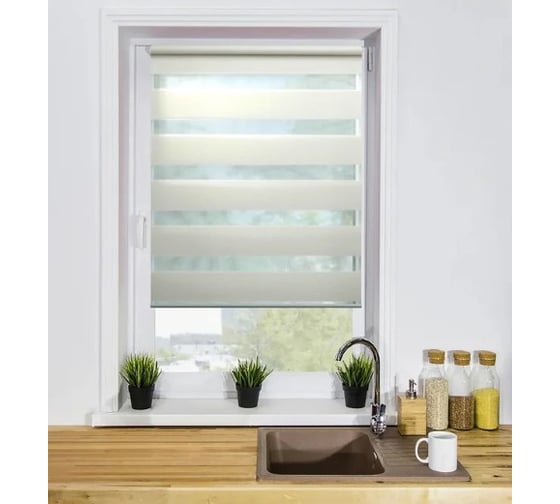 Изображение товара Рулонная штора LM DECOR LB 60-01 220х185 см 6001220