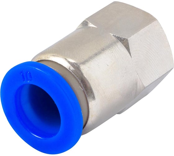 Изображение товара Фитинг для пластиковых трубок Forsage 10 мм с внутренней резьбой 1/4 F-SPCF10-02(59380)