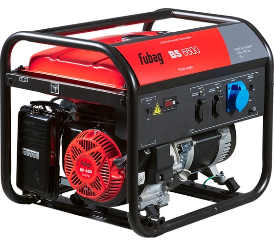 Изображение товара Электростанция бензиновая FUBAG BS 6600 646280