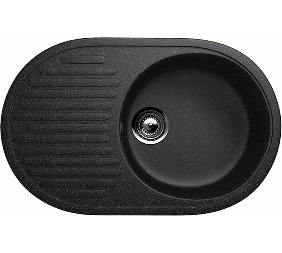 Изображение товара Кухонная мойка ULGRAN U-107 черный U-107-308