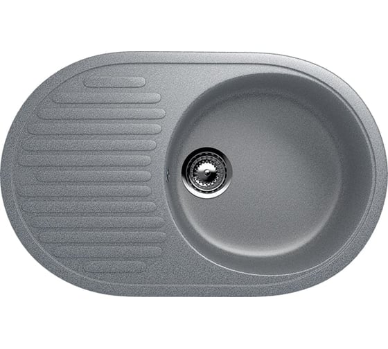 Изображение товара Кухонная мойка ULGRAN U-107 темно-серый U-107-309