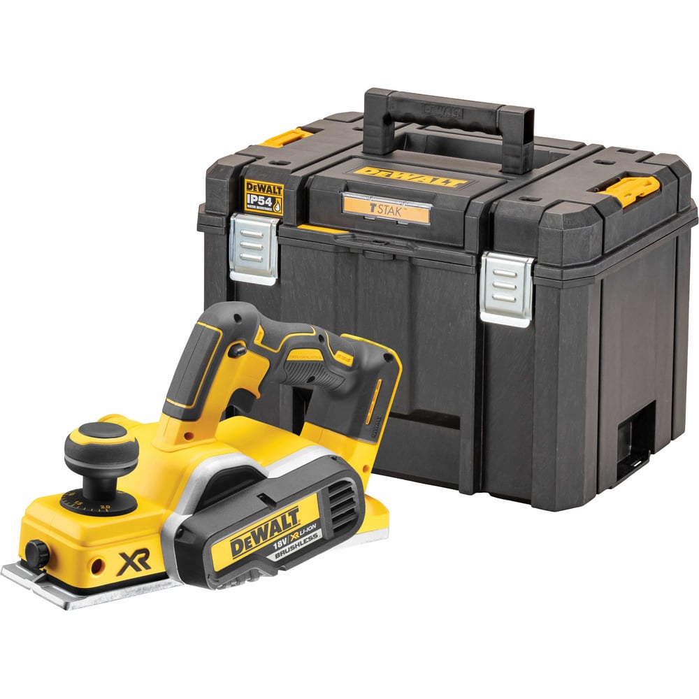 Изображение товара Аккумуляторный рубанок Dewalt DCP580NT 18 В бесщеточный с кейсом