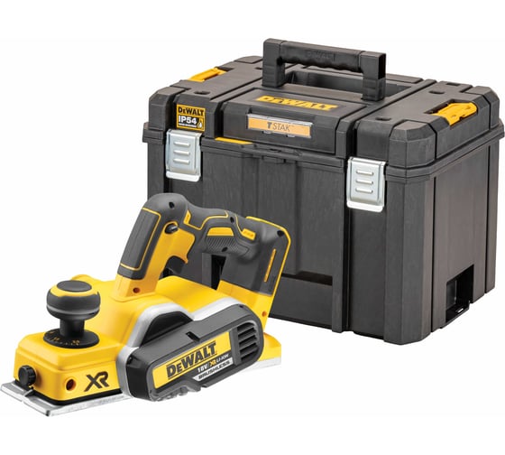 Изображение товара Аккумуляторный рубанок Dewalt DCP580NT, 18 В, 15000 об/мин, 82 мм, без АКБ и ЗУ, в кейсе TSTAK DCP580NT-XJ
