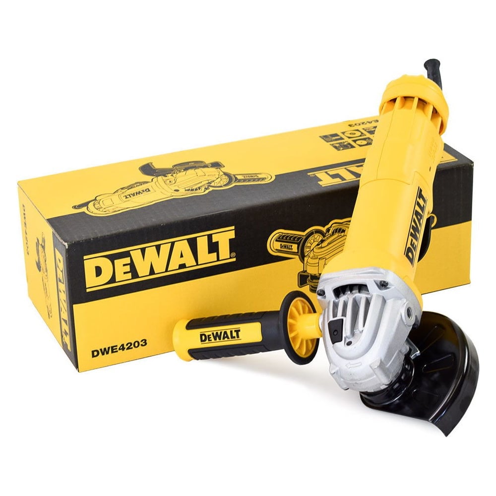 Изображение товара Угловая шлифмашина Dewalt DWE4203 1010 Вт 125 мм профессиональный инструмент