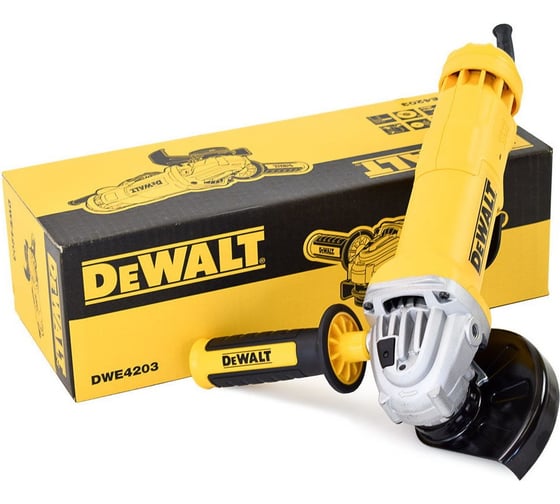 Изображение товара Угловая шлифмашина Dewalt DWE4203, 1010 Вт, 125 мм, 11000 об/мин DWE4203-QS