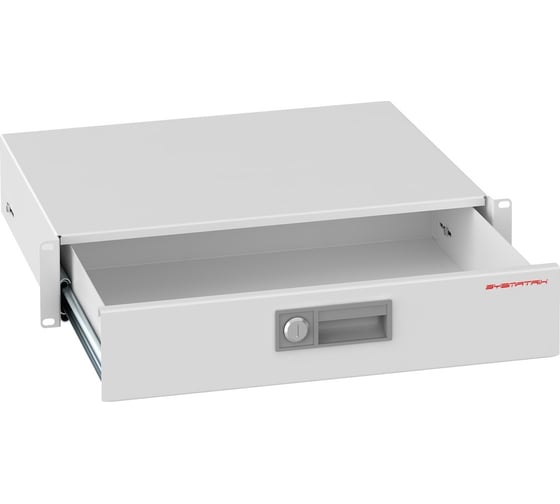 Изображение товара Выдвижная полка SYSMATRIX ящик 19 дюймов 2U для инструментов документации RD 0302.700