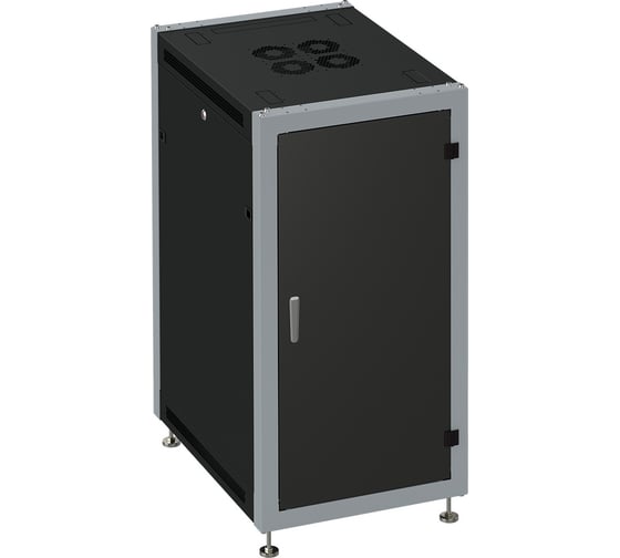 Изображение товара Коммутационный шкаф SYSMATRIX, 42U 600х800х2000 передняя и задняя двери-сплошные SL 6842 922