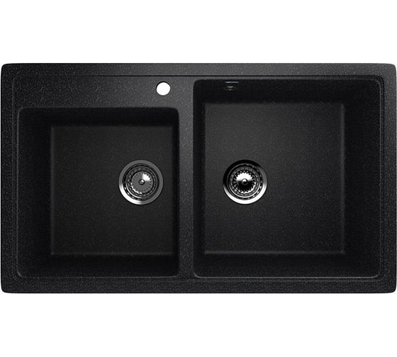 Изображение товара Кухонная мойка ULGRAN U-200 черный U-200-308
