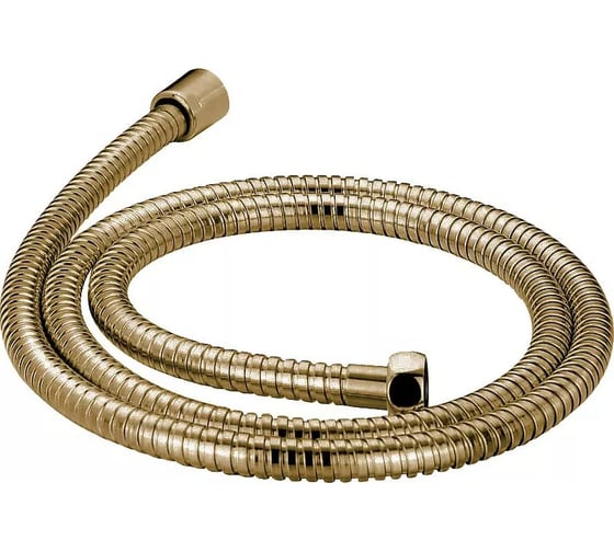 Изображение товара Гибкий шланг для смесителя на борт ванной Cezares, в металлической оплетке, исполнение золото 24 карат CZR-U-FBV-200-03/24