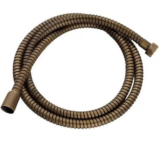 Изображение товара Гибкий шланг в металлической оплетке Cezares 150 см, исполнение бронза CZR-U-FMDC-150-02