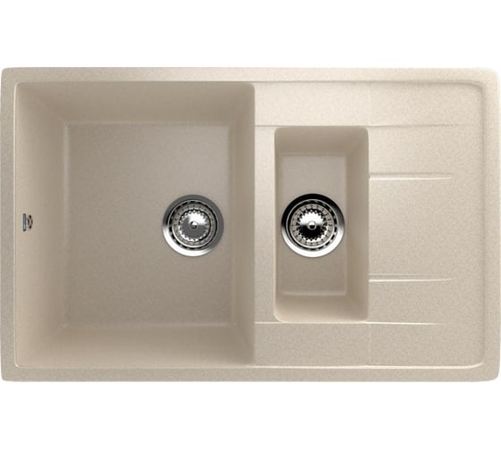 Изображение товара Кухонная мойка ULGRAN U-205 бежевый U-205-328