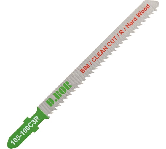 Изображение товара Пилки по дереву D.BOR 75/100х2.5 мм BIM / CLEAN CUT / R / Hard Wood (2 шт) D-105-100C3R-02