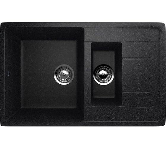 Изображение товара Кухонная мойка ULGRAN U-205 черный U-205-308