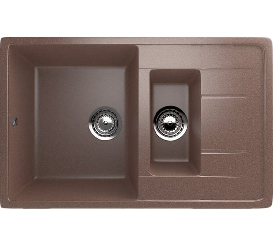 Изображение товара Кухонная мойка ULGRAN U-205 терракот U-205-307