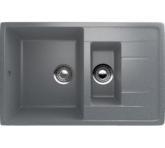 Изображение товара Кухонная мойка ULGRAN U-205 темно-серый U-205-309