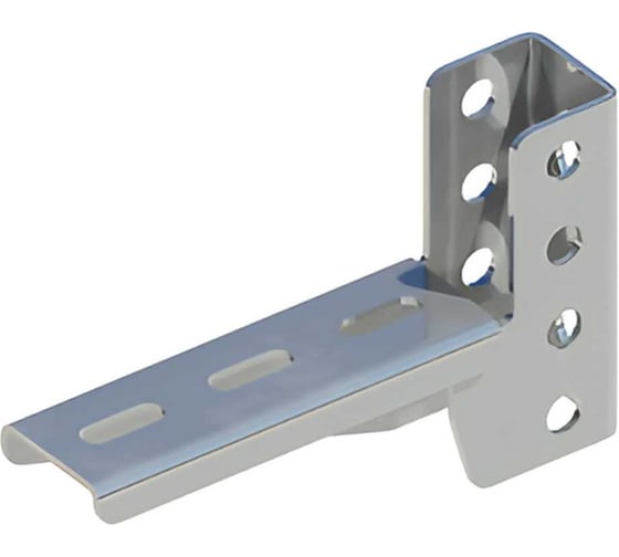 Изображение товара Консоль монолитная ООО "СТАЛЬНЫЕ СИСТЕМЫ" KM-100 (1,5мм) L=100мм под 35x30мм гор. цинк SK22IG10-26