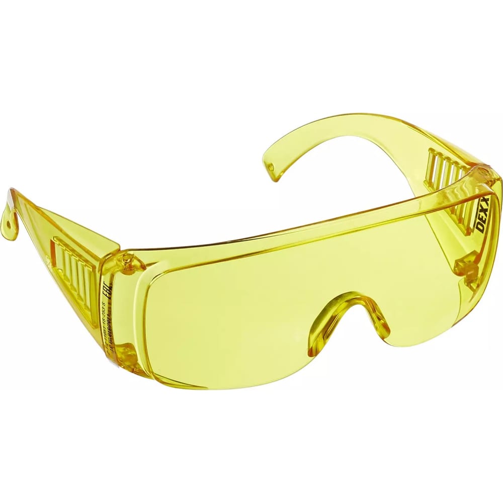 Защитные очки DEXX, цвет желтый