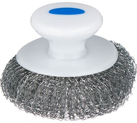 Изображение товара Металлическая оцинкованная плетеная губка EUROHOUSE с ручкой 7745