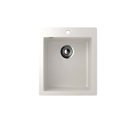 Изображение товара Кухонная мойка ULGRAN U-404 цвет: белый U-404-331