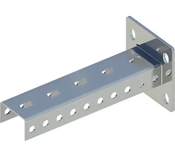 Изображение товара Стойка консольная с приварным основанием ООО "СТАЛЬНЫЕ СИСТЕМЫ" SK-P-2500 45x30 (1,5мм) L=2500мм гор. цинк SK12MG250-26