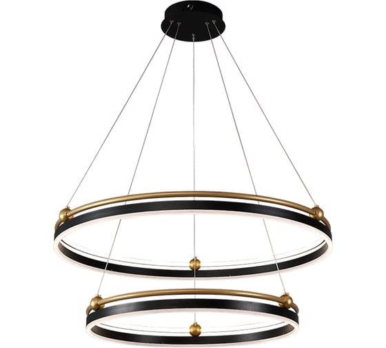 Изображение товара Подвесной светодиодный светильник Crystal lux FERNANDO SP123W LED  BLACK/GOLD