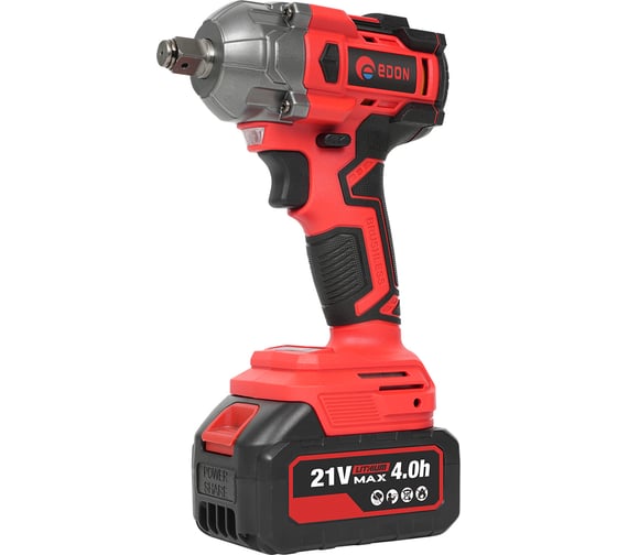 Изображение товара Гайковерт ударный аккумуляторный EDON UAW-21/300CBL 28015